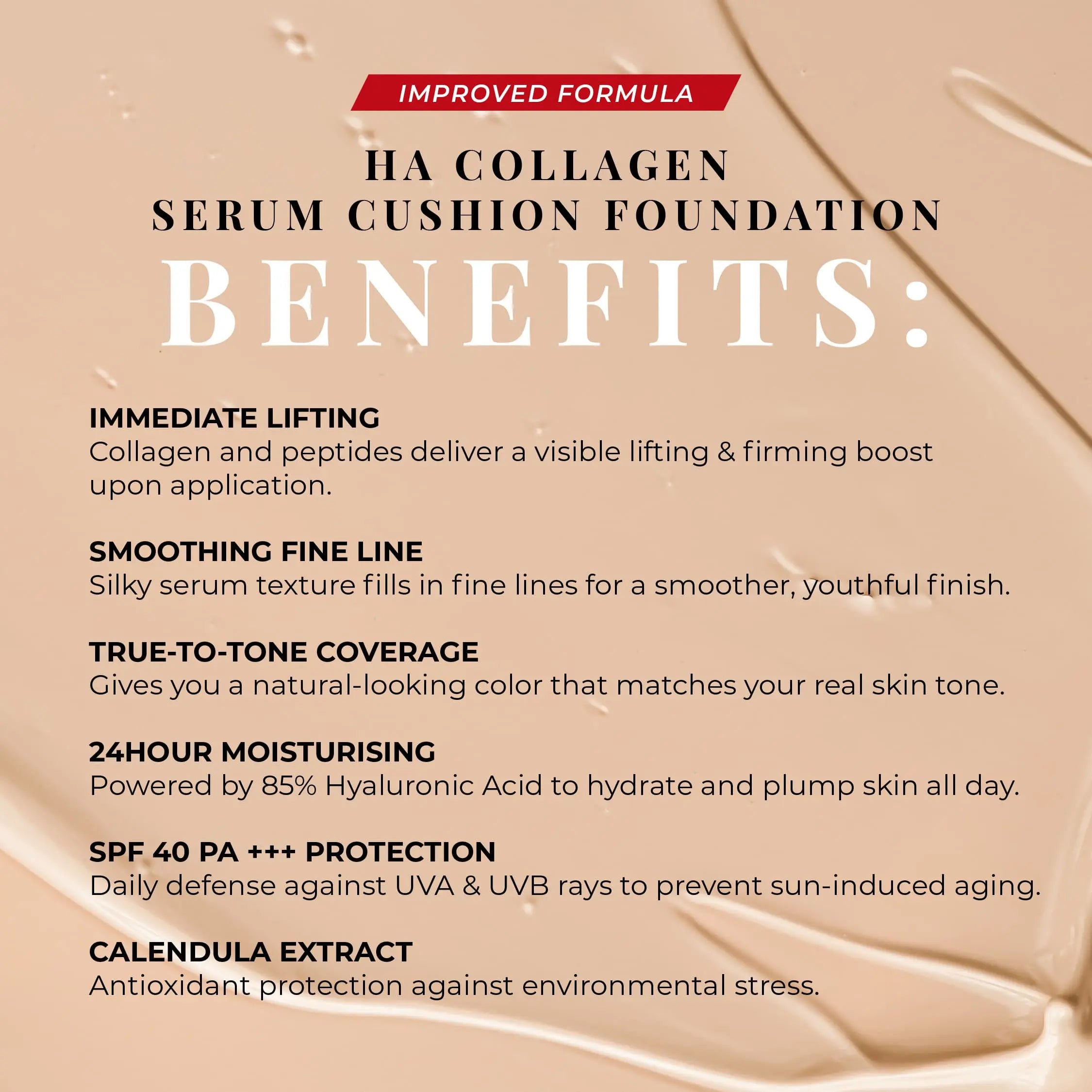 Shero HA Collagen Serum Cushion Foundation