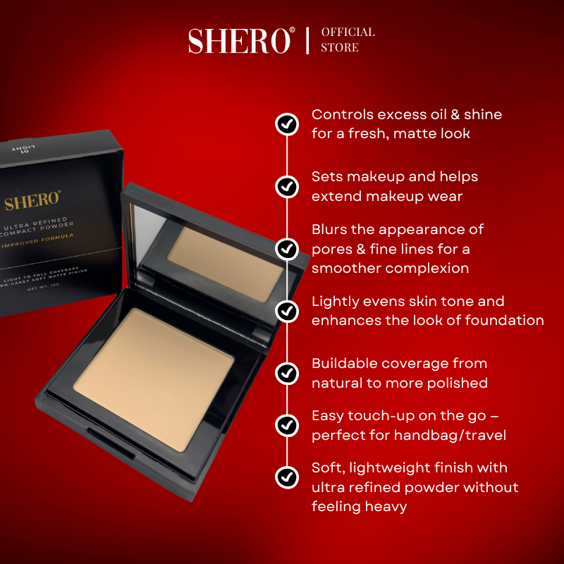 [New Arrival] Shero Ultra Refined Improved Formula Compact Powder