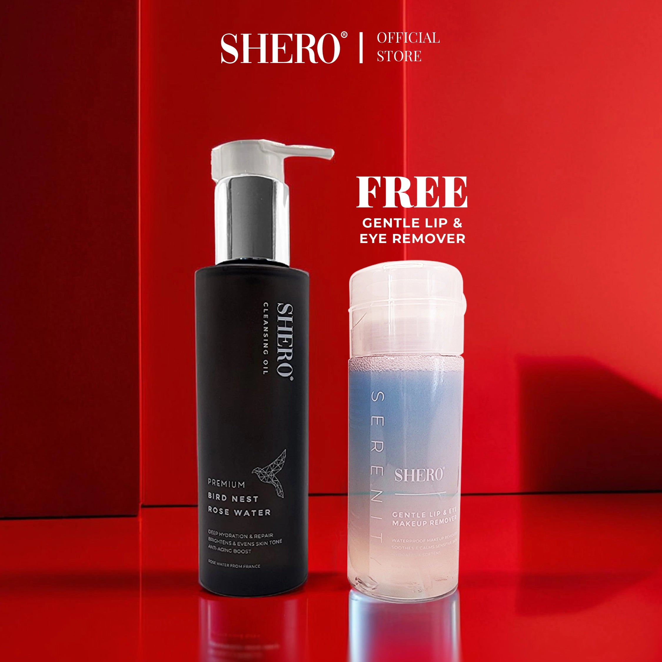 [New Arrival] Shero Premium Bird Nest Rose Water Cleansing Oil
