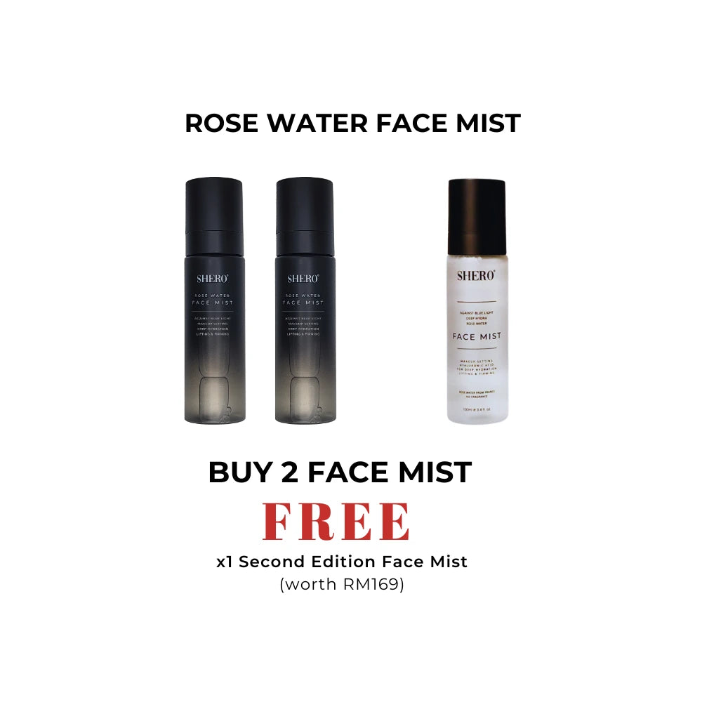 [New Packaging] Shero Against Blue Light Rose Water Face Mist
