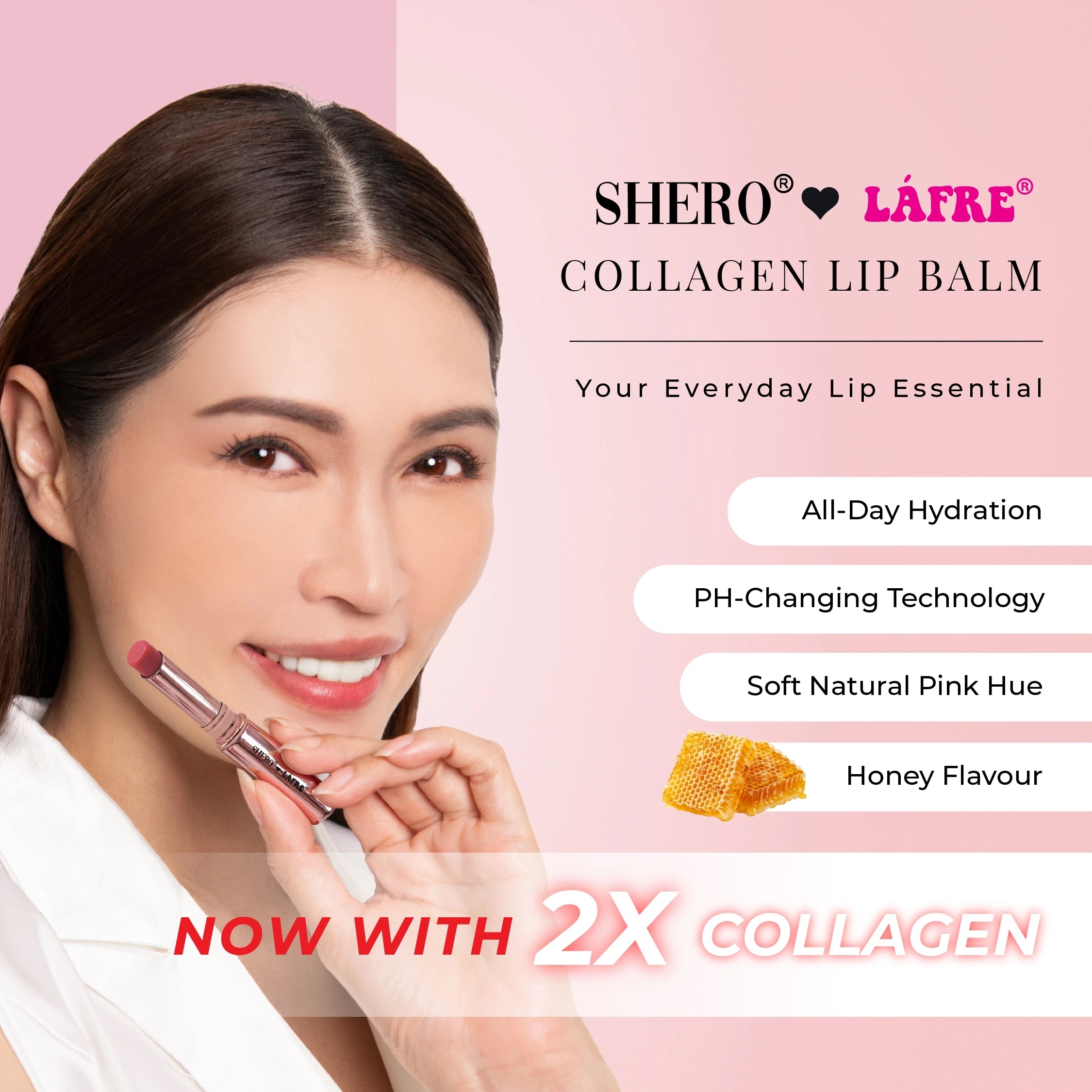 Shero X Lafre Collagen Lip Balm