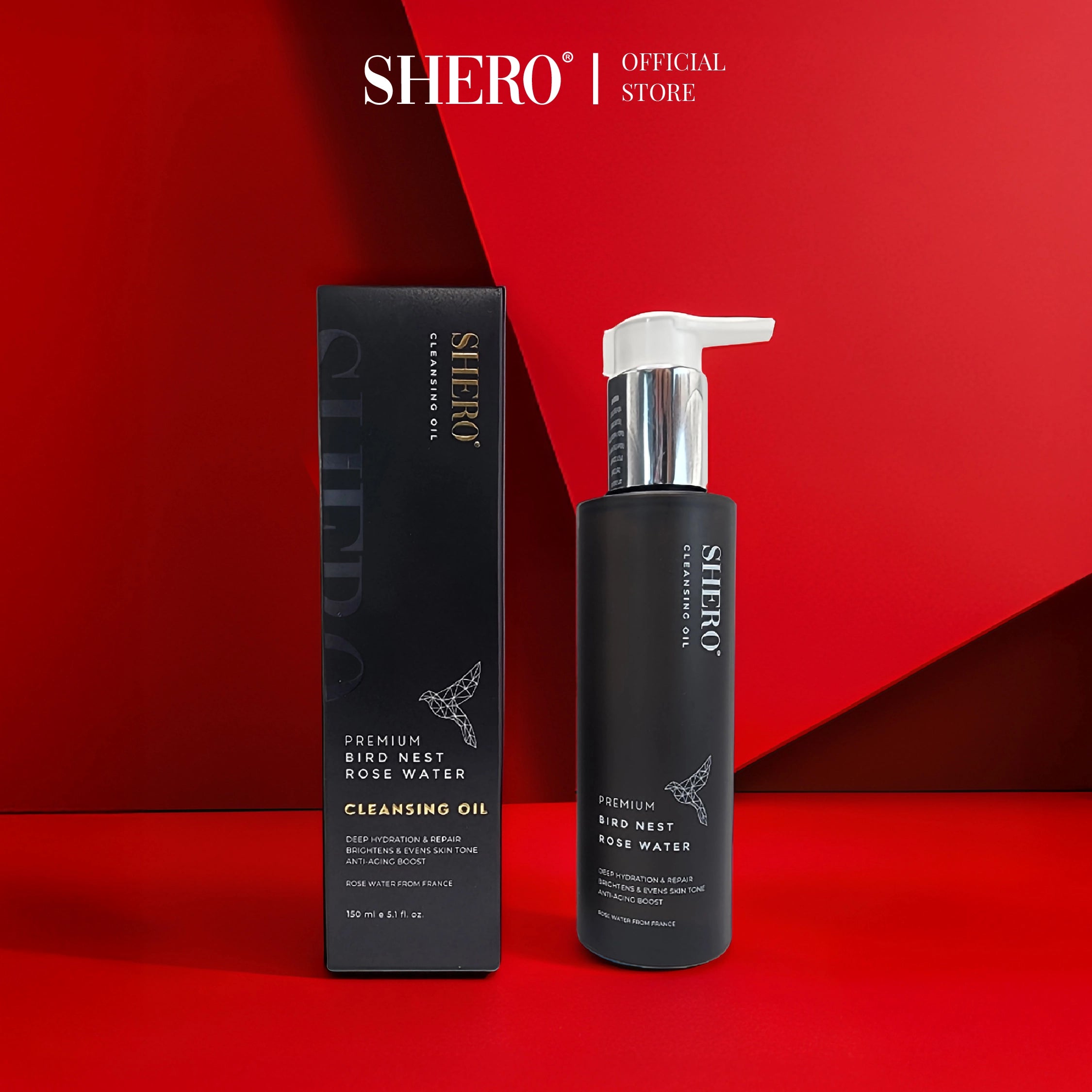 [New Arrival] Shero Premium Bird Nest Rose Water Cleansing Oil