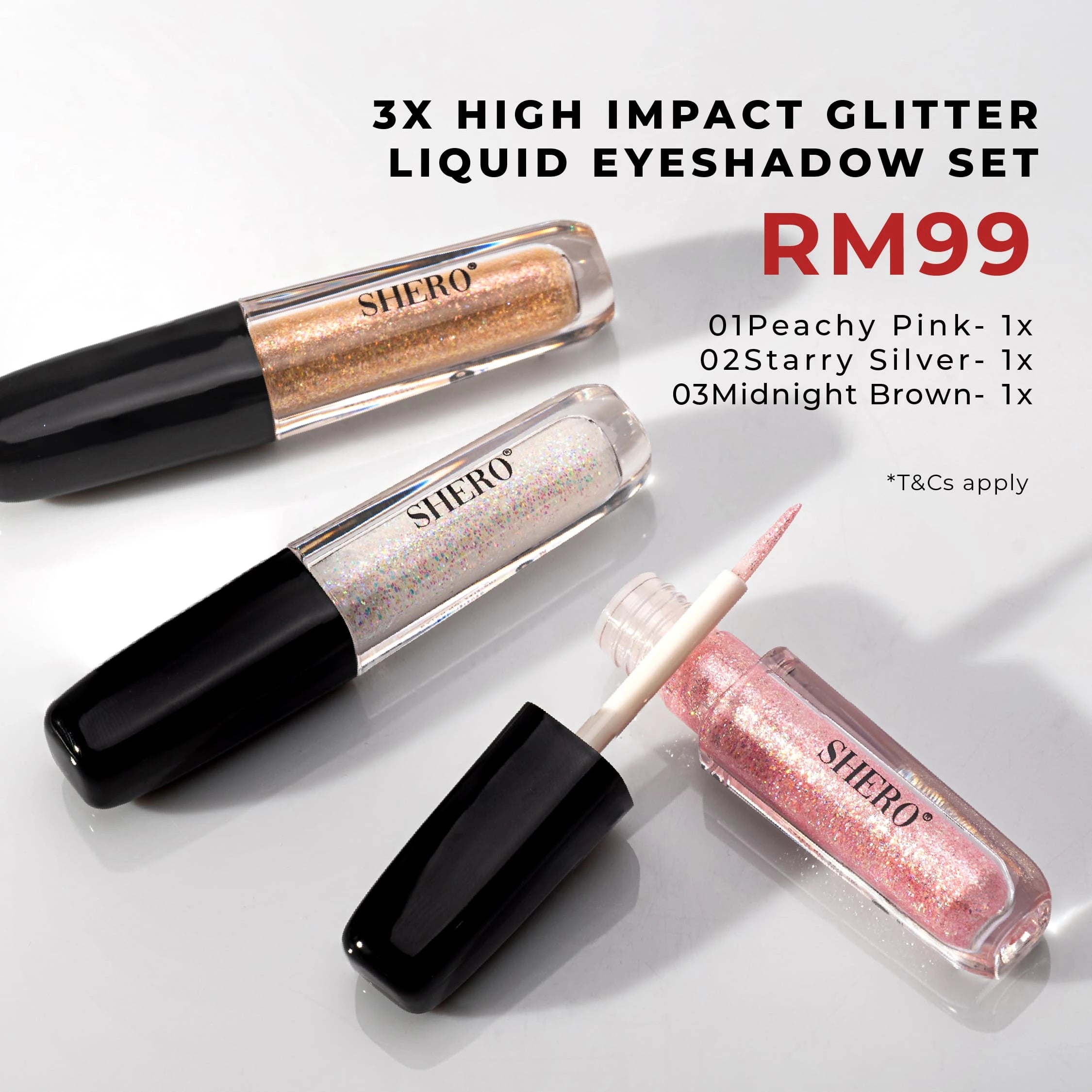Shero High Impact Glitter Liquid Eyeshadow