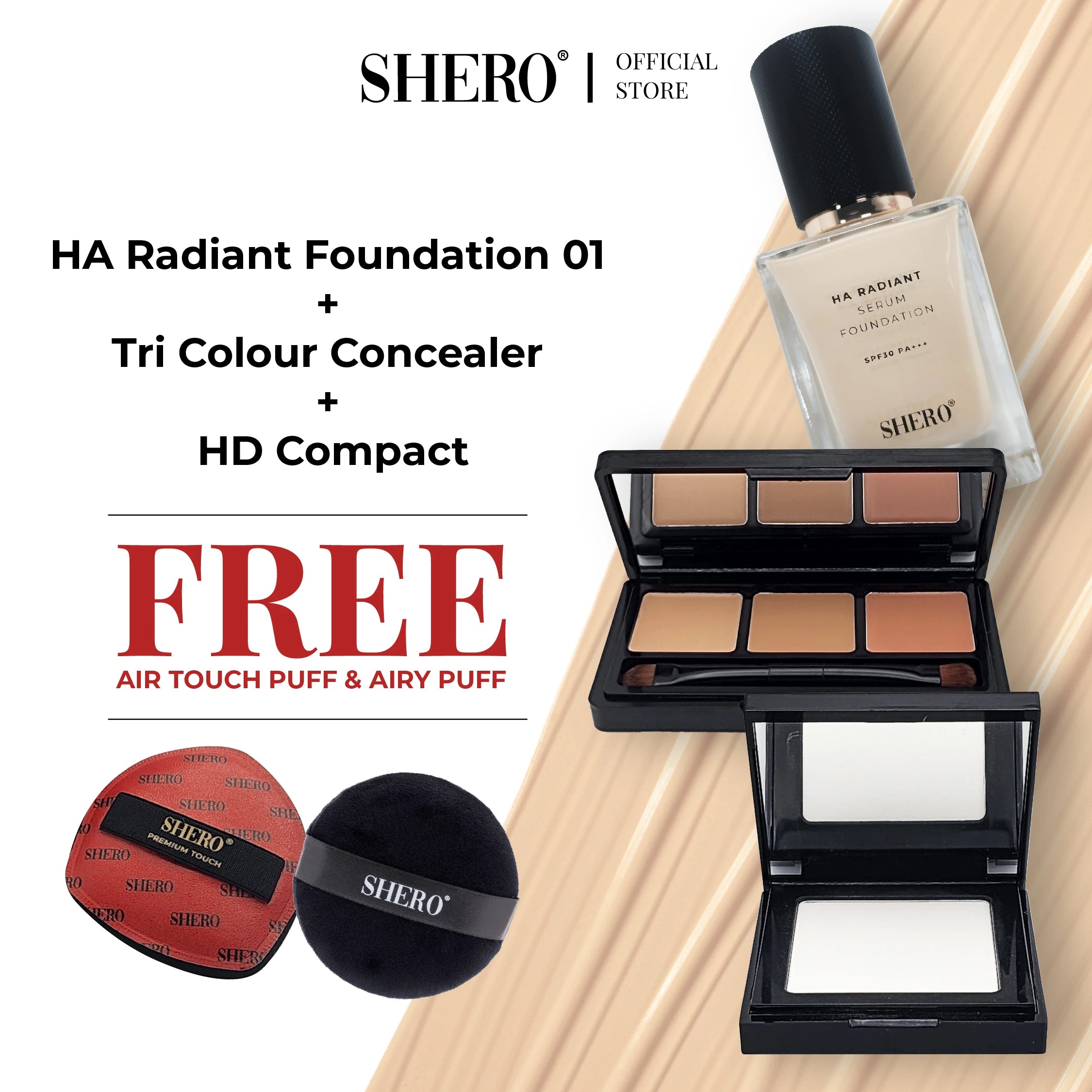 Shero HA Radiant Serum Foundation