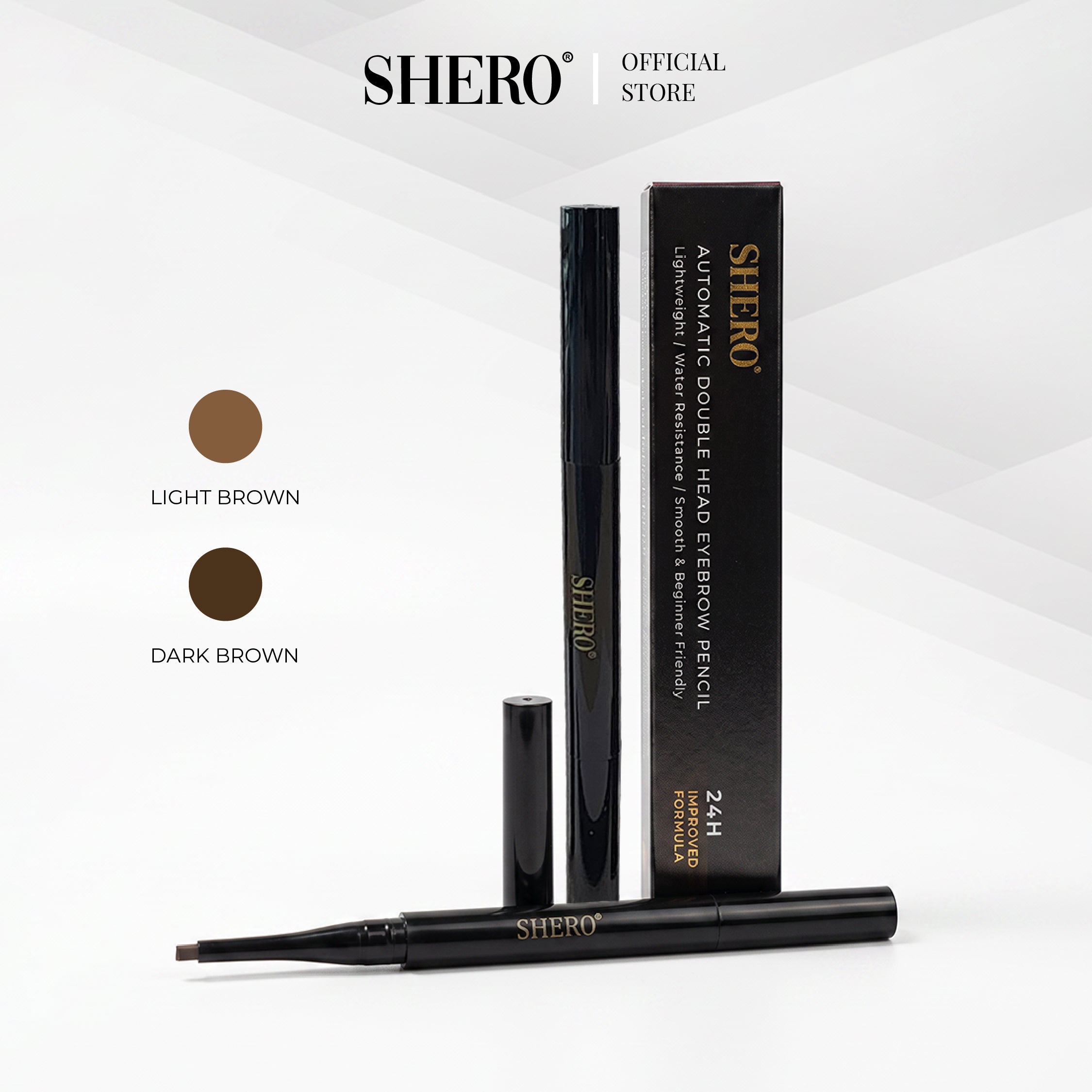[Improved Formula] Shero Automatic Double Head Eyebrow Pencil